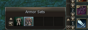 Armor Set panel