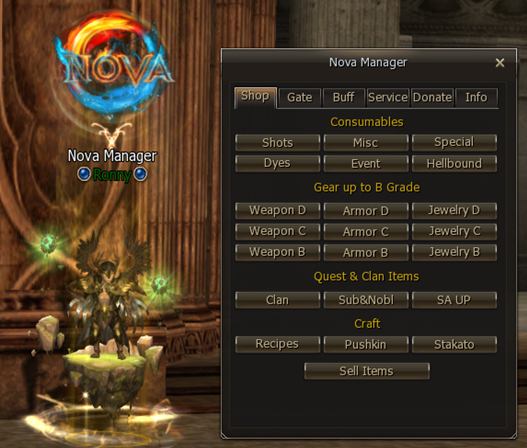 Nova Manager